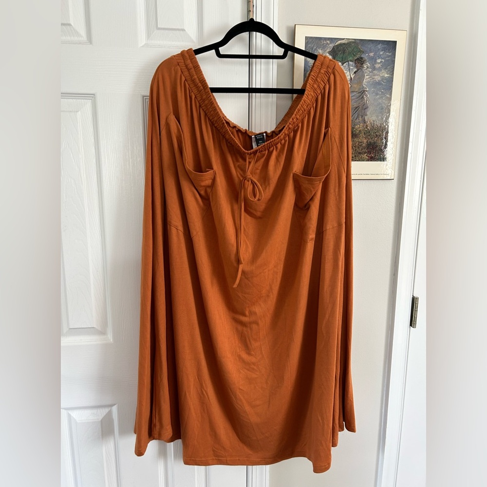 NWT Emery Rose Burnt Orange Maxi Skirt